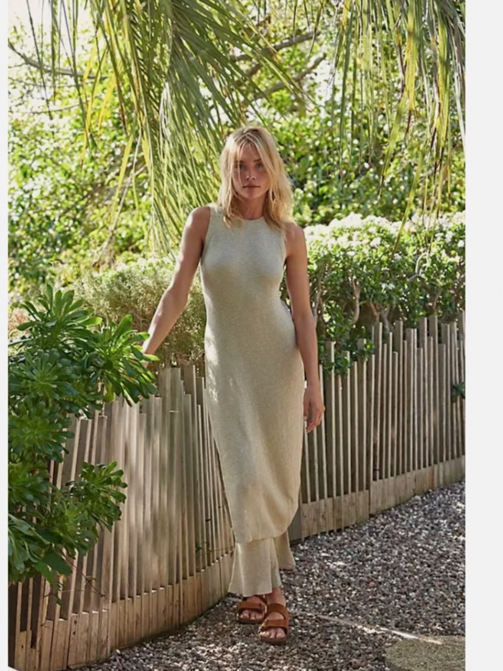 Free People Antonia Sweater Set - Tidal Foam Size large NWOT